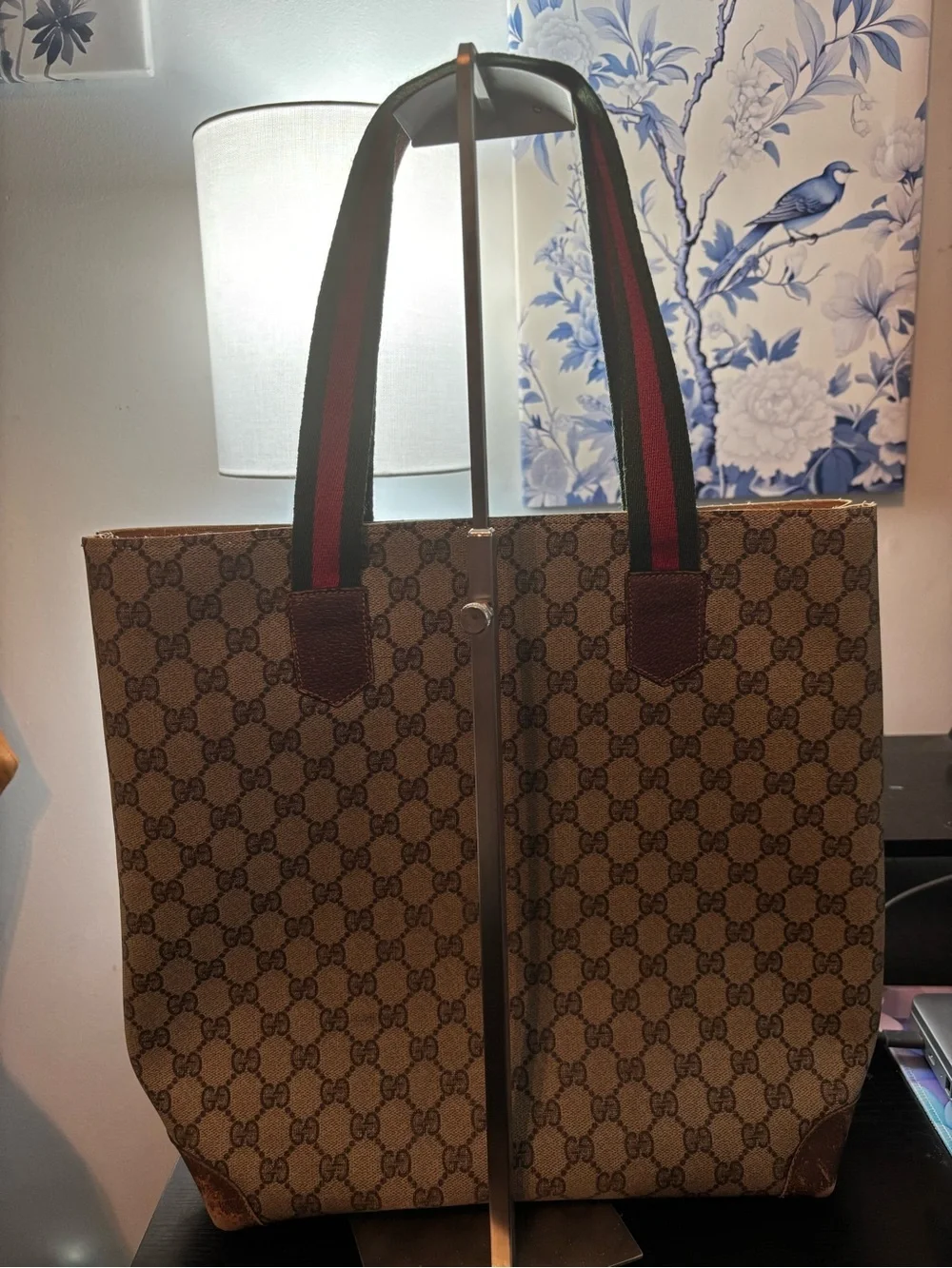 Authentic Vintage Gucci Sherry Line GG Supreme Tote – Classic 80s Style